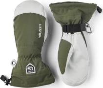 Hestra Army Leather Heli Ski Mitt Olive