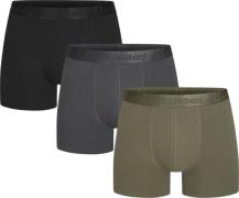 Urberg Men's Isane 3-pack Bamboo Boxers Grey/Black/Green