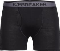 Icebreaker Men's Anatomica Boxers With Fly Black/monsoon