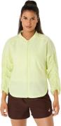 Asics Women's Nagino Run Adjustable Jacket Huddle Yellow