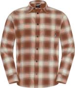 Jack Wolfskin Men's Wanderweg Shirt Intense Rust