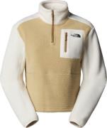 The North Face Women's Yumiori 1/4 Zip Fleece Jacket Khaki Stone/White...