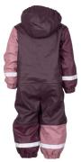 Lindberg Kids' Fagerhult Rain Baby Overall Fleece Plum/dry Rose