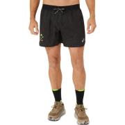 Asics Men's Fujitrail All Over Print 5in Short Performance Black