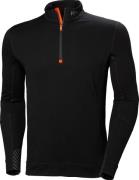 Helly Hansen Workwear Men's Halfzip Shirt Lifa Merino Black990
