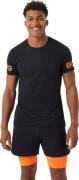 Björn Borg Men's Borg Tee Black Beauty/Orange