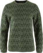Fjällräven Women's Snow Round Neck Sweater Deep Forest