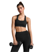 2XU Women's Form Racerback Medium Impact Bra Black/black