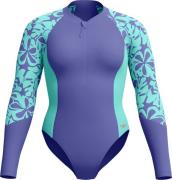 Speedo Women's Long Sleeve Swim Suit Blue