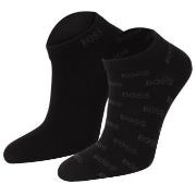 BOSS Strumpor 2P Allover Printed Ankle Sock Svart Strl 39/42 Herr