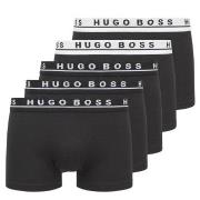 BOSS Kalsonger 5P Cotton Boxer Trunks Svart bomull Small Herr