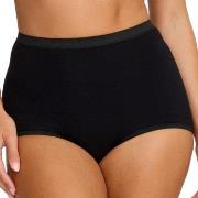 Damella Trosor Classic Cotton Maxi Brief Svart bomull Small Dam