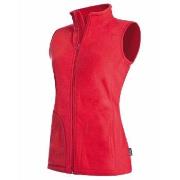 Stedman Active Fleece Vest For Women Röd polyester Small Dam