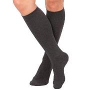 Trofe Cotton Knee Socks Strumpor Grå Strl 39/42 Dam