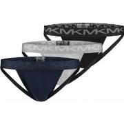 Michael Kors Kalsonger 3P Basic Jock Strap Marin bomull Small Herr