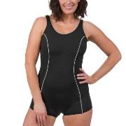 Trofe Swimsuit Sailor Look Svart polyester 38 Dam