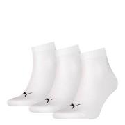 Puma Strumpor 3P Quarter Socks Vit Strl 39/42