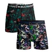 Muchachomalo Kalsonger 2P Cotton Stretch Women Boxer Svart/Blå bomull ...