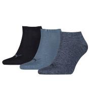 Puma Strumpor 3P Sneaker Socks Jeansblå Strl 39/42