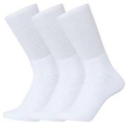 Claudio Strumpor 3P Tennis Socks Vit Strl 40/45 Herr