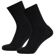 Claudio Strumpor 2P Wool Terry Socks Svart Strl 40/43 Herr