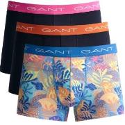 Gant Kalsonger 3P Tropical Printed Trunks Flerfärgad bomull Medium Her...