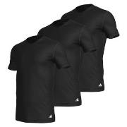 adidas 3P Active Flex Cotton V-Neck T-Shirt Svart bomull Small Herr