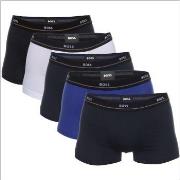 BOSS Kalsonger 5P Jersey Quality Cotton Mix Solid Cotton Trunks Flerfä...