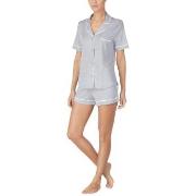 DKNY New Signature Short Pyjama Set Grå Small Dam