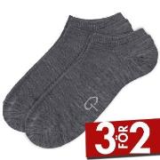 Pierre Robert Strumpor 2P Wool Low Cut Socks Grå Strl 37/40