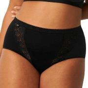 Sloggi Trosor 4P Chic Maxi Lace Briefs Svart bomull 38 Dam