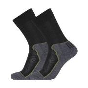 Dovre Strumpor 2P Organic Wool Terry Crew Socks Svart Strl 40/43 Herr