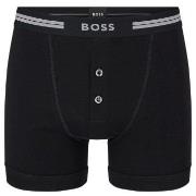 BOSS Kalsonger Original Button Front Shorts Svart bomull Small Herr