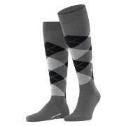 Burlington Strumpor Edinburgh Wool Knee High Sock Ljusgrå Strl 40/46