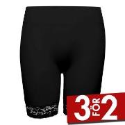 Decoy Hotpants With Lace Svart X-Large Dam