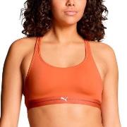 Puma BH Crossback Padded Sporty Top Orange polyamid Small Dam