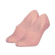 Calvin Klein Strumpor 2P Shiny Logo Mid Cut Footie Socks Rosa Strl 39/...