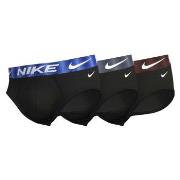 Nike Kalsonger 6P Dri-Fit Essential Micro Hip Brief Svart/Vinröd bomul...