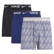 Nike Kalsonger 3P Ultra Comfort Boxer Svart/Blå Small Herr