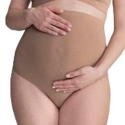 Anita Seamless Maternity Briefs Ljusbrun polyamid Small Dam