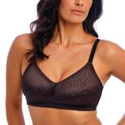 Wacoal BH Back Appeal Wire Free Bra Svart polyamid B 75 Dam