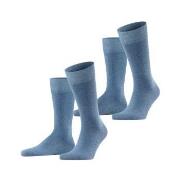 Falke Strumpor 2P Happy Socks Denim Strl 39/42 Herr