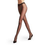 Falke Strumpbyxor Women Seasonal Dot 15 Den Svart polyamid Small Dam