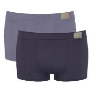 Sloggi Kalsonger 2P Men Go Natural Hipster Grå/Blå bomull Medium Herr