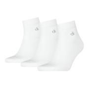 Calvin Klein Strumpor 3P Classic Quarter Socks For Men Vit Strl 39/42 ...