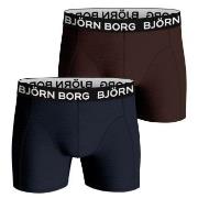 Bjorn Borg Bamboo Cotton Blend Boxer Kalsonger 2P Blå/Brun Small Herr