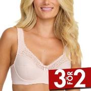 Damella BH Classic Underwire Lace Bra Puder B 75 Dam