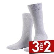 Amanda Christensen Strumpor 3P True Combed Cotton Sock Ljusgrå Strl 39...