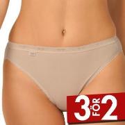 Sloggi Trosor Basic Tai Beige bomull 38 Dam