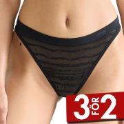 Sloggi Trosor FREE Evolve Lace String Svart Sloggi 01 Dam